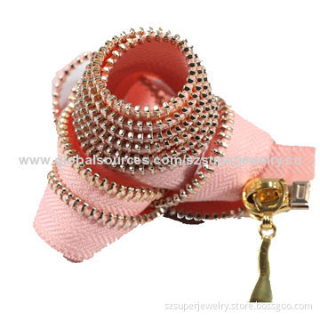 Clothes two-way metal zipper